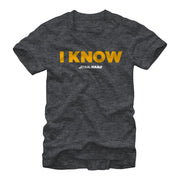 Men's Star Wars Han Solo I Know  Adult T-Shirt