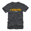 Men's Star Wars Han Solo I Know  Adult T-Shirt