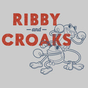 Men's Cuphead Ribby and Croaks Ready to Box  Adult Sweatshirt