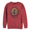 Men's Marvel Captain Marvel Flame Star Symbol  Adult Sweatshirt