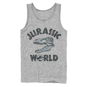 Men's Jurassic World: Fallen Kingdom Skeleton Logo  Adult Tank Top