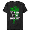 Men's Jurassic Park It's A Unix System I Know This  Adult T-Shirt