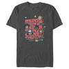 Men's Stranger Things The Gang Cartoon Logo  Adult T-Shirt