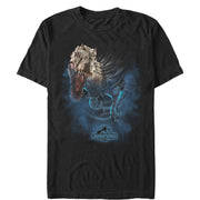 Men's Jurassic World Monster in the Shadow  Adult T-Shirt