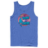 Men's Strange World Splat Hang in There  Adult Tank Top