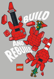 Men's LEGO Build and Rebuild  Adult Long Sleeve Shirt