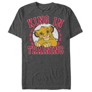 Men's Lion King Simba King in Training  Adult T-Shirt