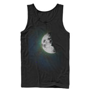 Men's Lost Gods Man in the Moon  Adult Tank Top