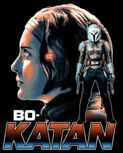 Men's Star Wars: The Mandalorian Bo-Katan Portrait  Adult T-Shirt