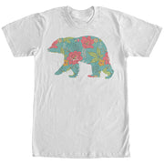 Men's Lost Gods Flower Bear  Adult T-Shirt