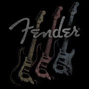 Men's Fender Triple Fret Logo  Adult T-Shirt