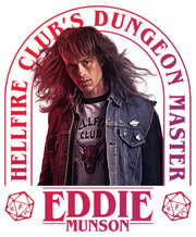 Men's Stranger Things Hellfire Club Dungeon Master Eddie  Adult T-Shirt