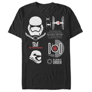 Men's Star Wars The Force Awakens First Order Logo  Adult T-Shirt