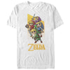 Men's Nintendo Legend of Zelda Four Sword Link  Adult T-Shirt