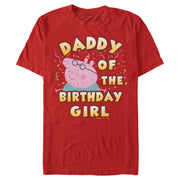 Men's Peppa Pig Daddy of the Birthday Girl  Adult T-Shirt