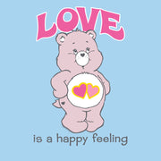 Men's Care Bears Love Is a Happy Feeling  Adult T-Shirt