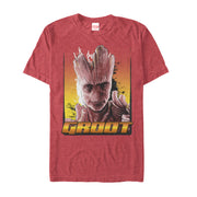 Men's Marvel Guardians of the Galaxy Groot Stoic  Adult T-Shirt