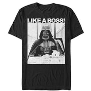 Men's Star Wars Vader Biggest Boss  Adult T-Shirt