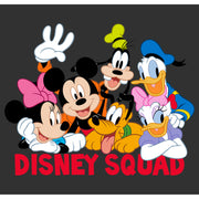 Men's Mickey & Friends Disney Squad Group Shot  Adult T-Shirt