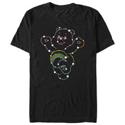 Men's Care Bears Cheer Bear Constellation  Adult T-Shirt