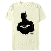 Men's The Batman Who Is Batman Silhouette  Adult T-Shirt