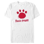 Men's Turning Red Panda Power Paw Print  Adult T-Shirt