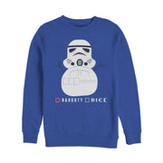 Men's Star Wars Christmas Naughty Stormtrooper  Adult Sweatshirt