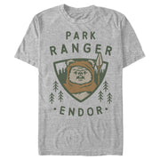 Men's Star Wars Park Ranger Endor Ewok Badge  Adult T-Shirt