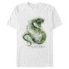 Men's Harry Potter Slytherin Snake Watercolor  Adult T-Shirt