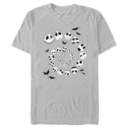 Men's The Nightmare Before Christmas Jack Emotions Swirl  Adult T-Shirt