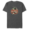 Men's Mossy Oak Color Shadow Grass Blades Logo  Adult T-Shirt