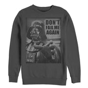 Men's Star Wars Don't Fail Me Again  Adult Sweatshirt