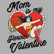 Men's Wonder Woman 1984 Mom Is My Heroic Valentine  Adult T-Shirt