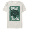 Men's Jurassic World: Fallen Kingdom Save the Dinos Cartoon  Adult T-Shirt