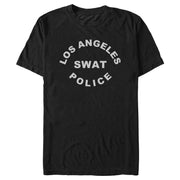 Men's LAPD Los Angeles SWAT Police in Silver  Adult T-Shirt