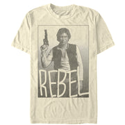 Men's Star Wars Han Solo Rebel  Adult T-Shirt