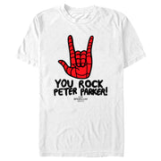 Men's Marvel Spider-Man: No Way Home You Rock Peter Parker  Adult T-Shirt