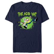 Men's Rick And Morty The Acid Vat  Adult T-Shirt