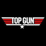 Men's Top Gun Red and White Movie Logo  Adult T-Shirt