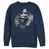 Men's Superman Hero Graffiti Print  Adult Sweatshirt