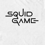 Men's Squid Game Logo White  Adult T-Shirt