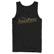 Men's Jungle Cruise Distressed Logo  Adult Tank Top