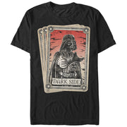 Men's Star Wars Darth Vader Tarot Card  Adult T-Shirt