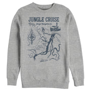 Men's Jungle Cruise Map of the Jungle  Adult Sweatshirt