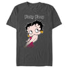 Men's Betty Boop Old English Logo  Adult T-Shirt