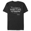 Men's Game of Thrones Night is Dark and Full of Terrors  Adult T-Shirt