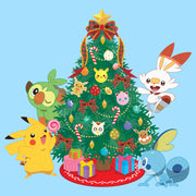 Men's Pokemon Christmas Tree Friends  Adult T-Shirt