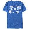 Men's Lost Gods I Turn Grills On  Adult T-Shirt