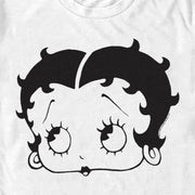 Men's Betty Boop Big Face  Adult T-Shirt