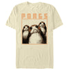 Men's Star Wars The Last Jedi Porg Faces  Adult T-Shirt